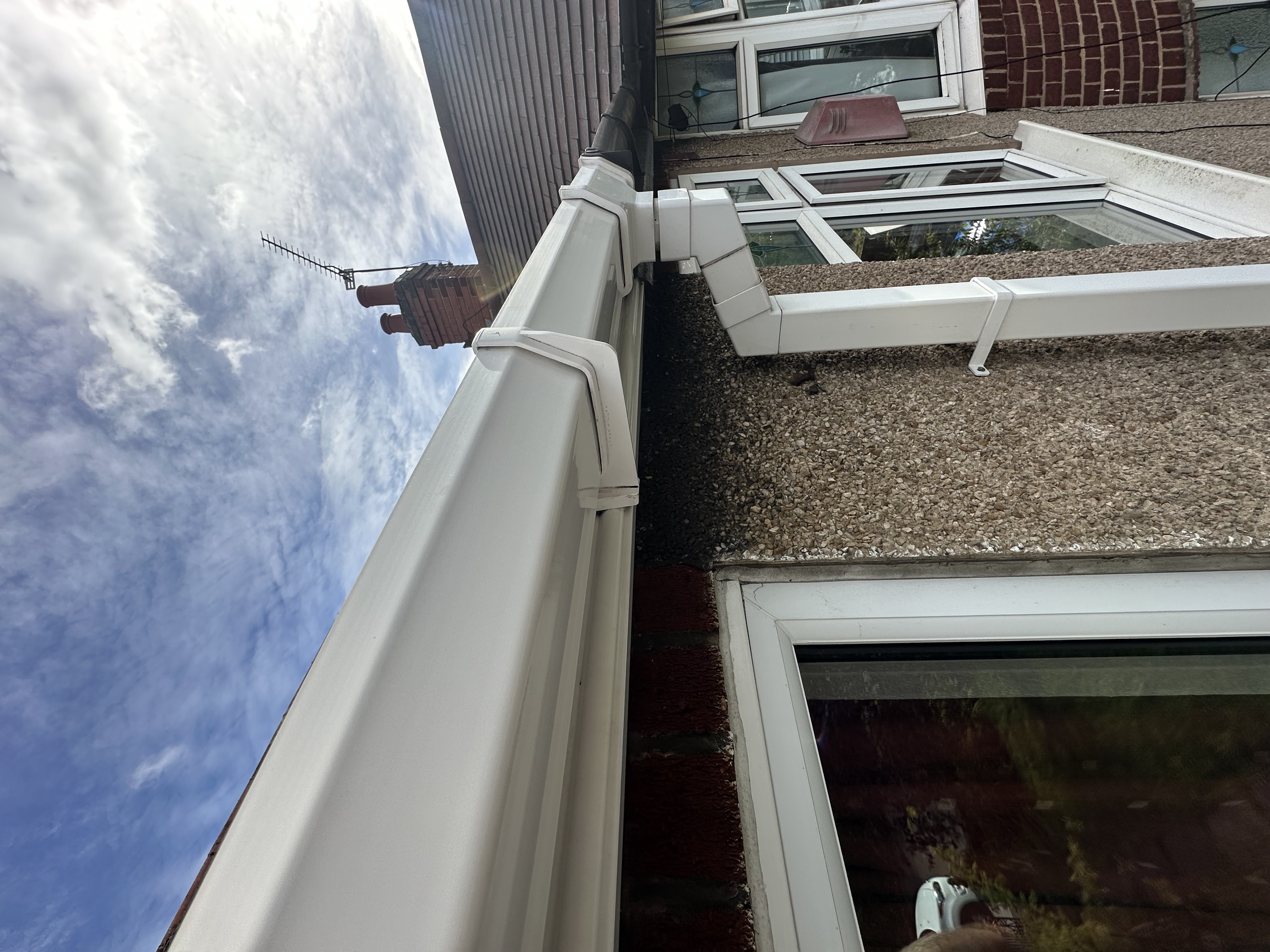 After gutter cleaning in Coventry, view 1