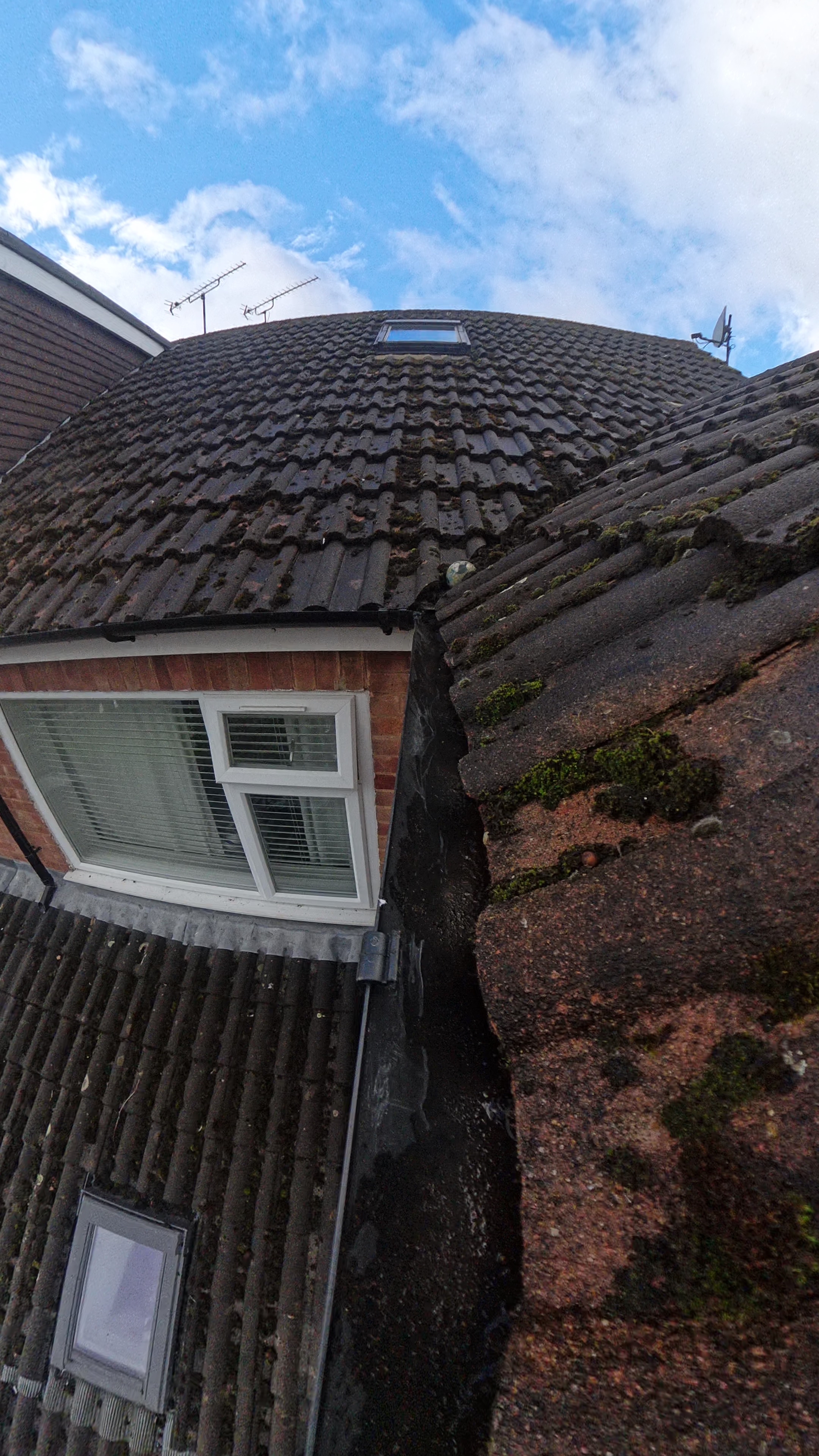 After gutter cleaning in Coventry, view 1