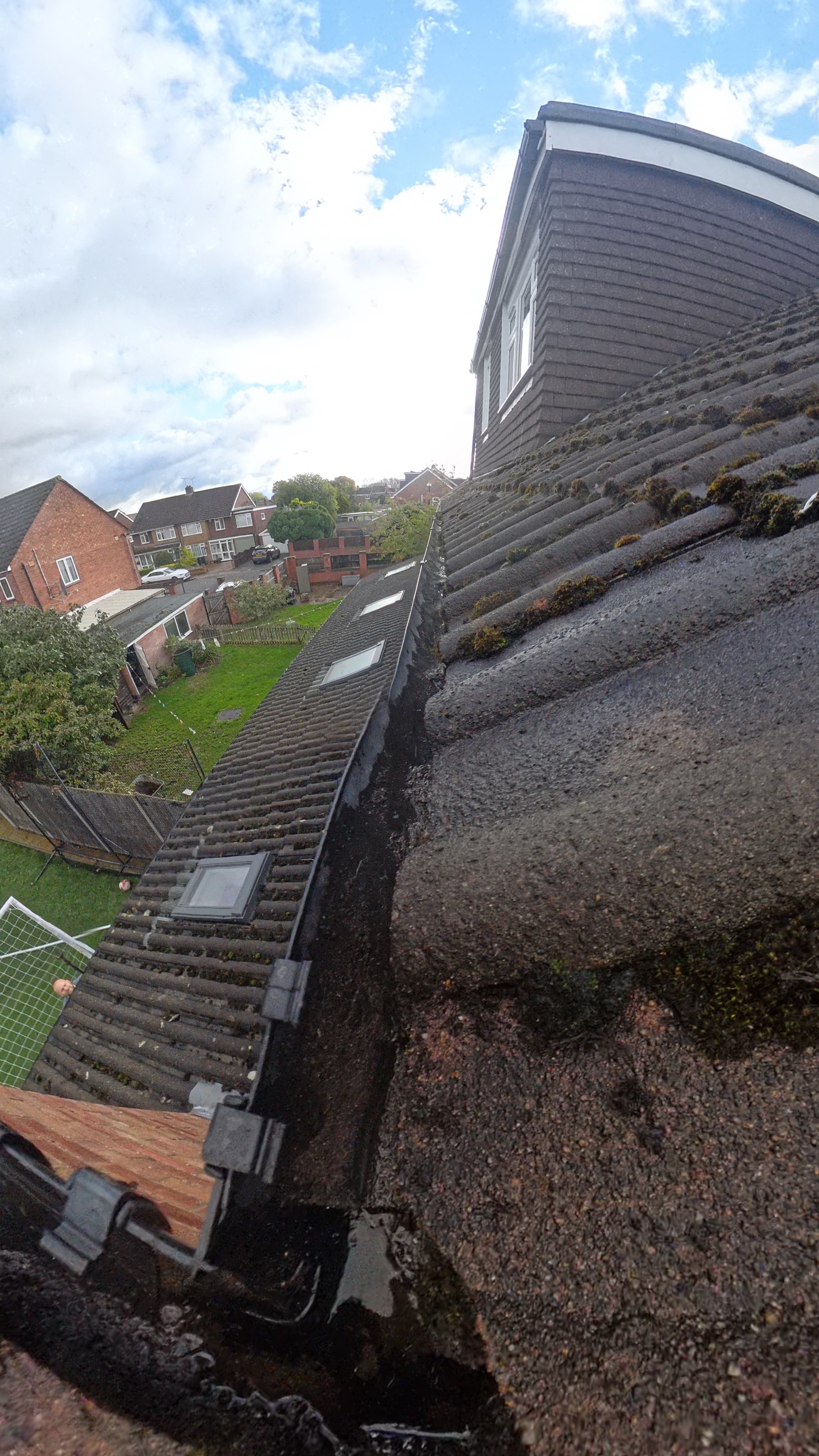 After gutter cleaning in Coventry, view 2