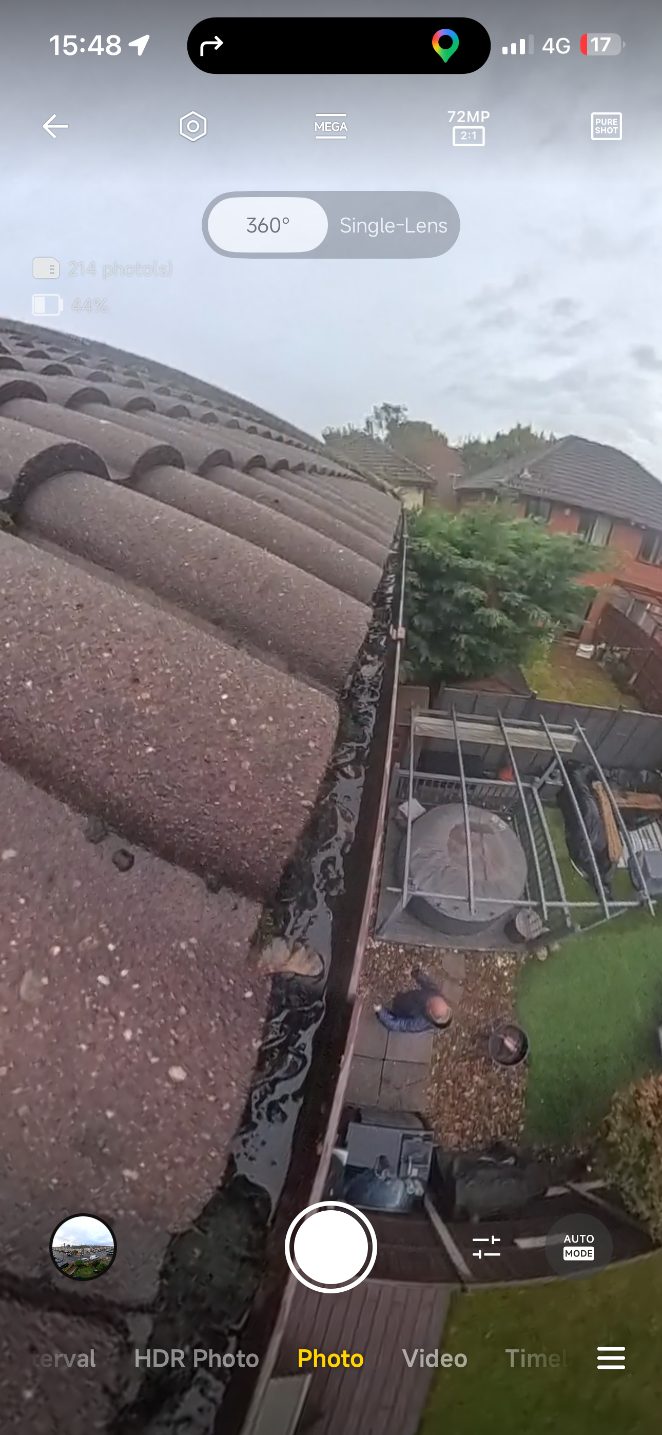 Before gutter cleaning in Coventry, view 5