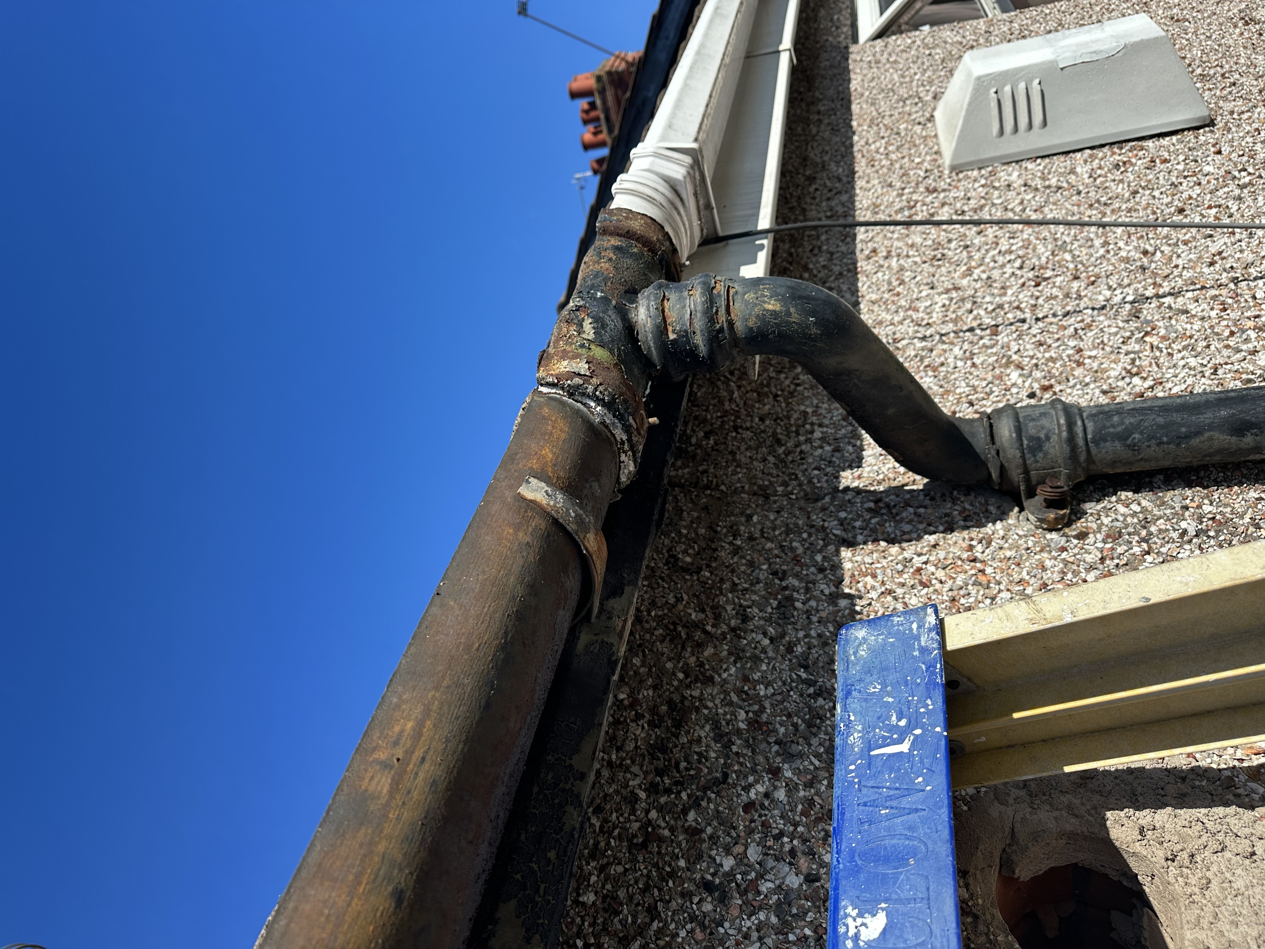 Before gutter repair in Coventry, view 2